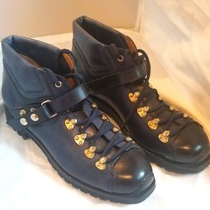 Santoni blue ankle boots (special edition)